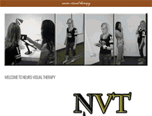 Tablet Screenshot of neurovisualtherapy.com